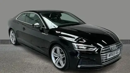 Used Audi A5 S-Line 150 HP (110 kW) 2020 Black Coupe