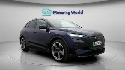 Used Audi Q4 e-tron Black Edition 150 kW (204 HP) 2023 Blue SUV