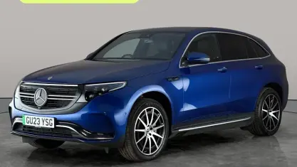 Used Mercedes EQC400 AMG line 300 kW (408 HP) 2022 Blue SUV