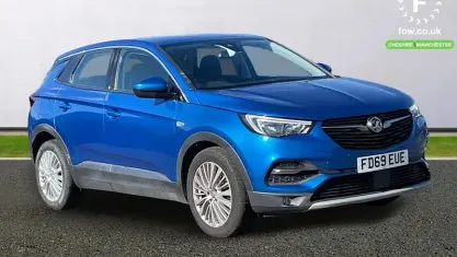 Used Vauxhall Grandland X Business Edition 131 HP (96 kW) 2019 Blue SUV