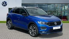 Ravenna blue metallic black Used 2018 VW T-Roc R-line SUV | £20,715 (Fair price)