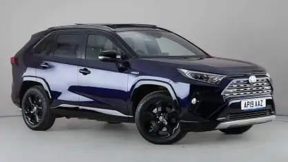 Used Toyota RAV4 Hybrid 218 HP (160 kW) 2019 Blue SUV