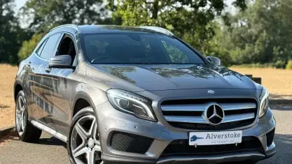 Used Mercedes GLA220 AMG line 177 HP (130 kW) 2017 Grey SUV