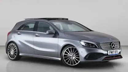 Used Mercedes A250 Premium 218 HP (160 kW) 2017 Grey Hatchback