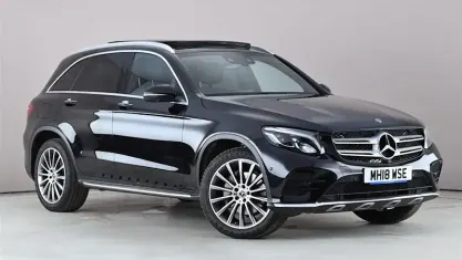 Usado Mercedes GLC250 AMG Line Premium 204 HP (150 kW) 2018 Preto Carrinha
