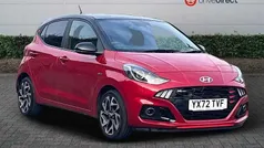 Pearl dragon red Used 2022 Hyundai i10 N Line Hatchback | £12,156 (Fair price)