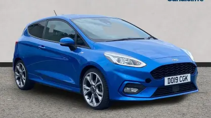 Used Ford Fiesta ST-Line 125 HP (91 kW) 2019 Blue Hatchback