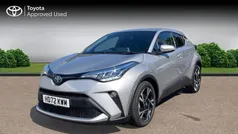 Silver metallic Used 2022 Toyota C-HR Design SUV | £20,369 (Fair price)