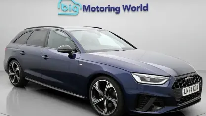 Used Audi A4 Black Edition 150 HP (110 kW) 2024 Blue Estate