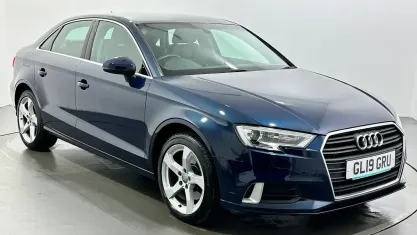 Used Audi A3 Sport 150 HP (110 kW) 2019 Blue Sedan