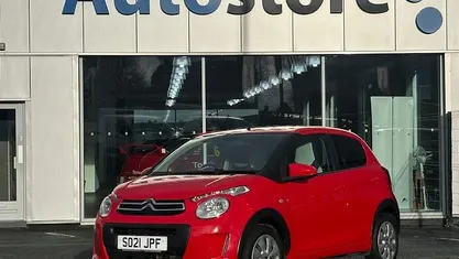 Second-hand Citroën C1 72 CP (52 kW) 2021 Roșu Hatchback