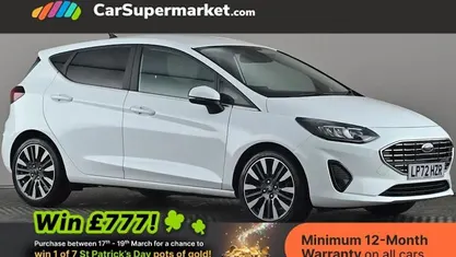 Used Ford Fiesta Titanium X 125 HP (91 kW) 2021 White Hatchback