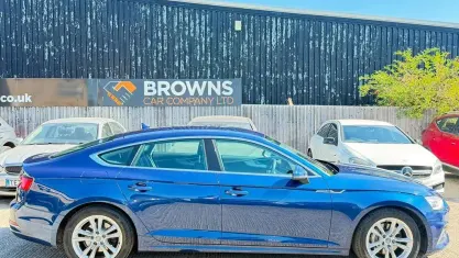 Used Audi A5 Sportback Sport 190 HP (139 kW) 2017 Blue Hatchback