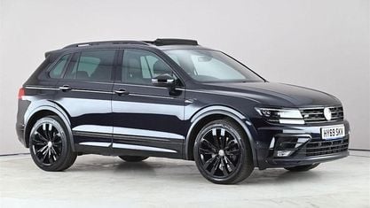 Second-hand VW Tiguan R-line 190 CP (139 kW) 2019 Negru SUV