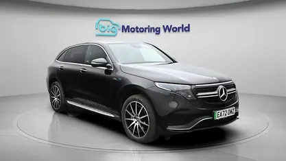 Used Mercedes EQC400 AMG line 300 kW (408 HP) 2022 Black SUV