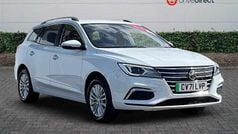 Solid arctic white Used 2021 MG MG5 EV Exclusive Estate | £9,700 (Fair price)