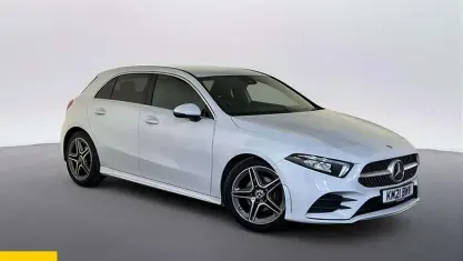 Used Mercedes A200 AMG line 150 HP (110 kW) 2020 White Hatchback