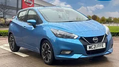 Blue Used 2021 Nissan Micra Acenta Hatchback | £13,390 (Fair price)