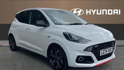 Used Hyundai i10 N Line 90 HP (66 kW) 2024 White Hatchback
