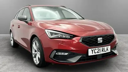 Used Seat Leon FR 131 HP (96 kW) 2021 Red Estate