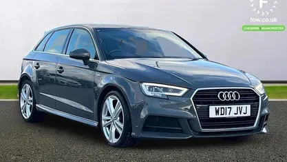 Grey Used 2017 Audi A3 Sportback S-Line Hatchback | £14,899 (Fair price)
