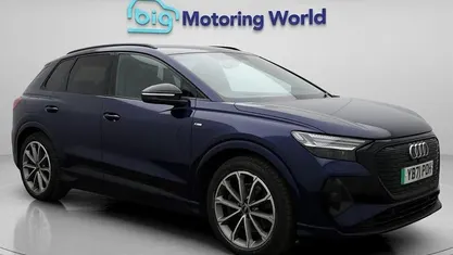 Used Audi Q4 e-tron S-Line 150 kW (204 HP) 2022 Blue SUV