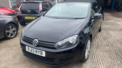 Used VW Golf Cabriolet SE 140 HP (102 kW) 2013 Black Cabriolet