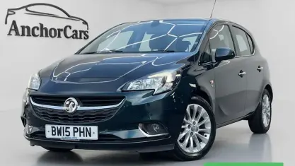 Used Vauxhall Corsa 90 HP (66 kW) 2015 Green Hatchback