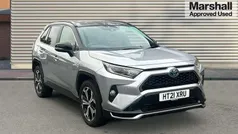 Silver Used 2021 Toyota RAV4 Hybrid SUV | £24,949 (Fair price)