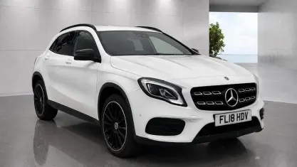 Used Mercedes GLA220 AMG line 177 HP (130 kW) 2018 White SUV