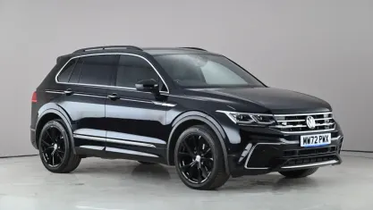 Used VW Tiguan R-line 150 HP (110 kW) 2022 Black SUV