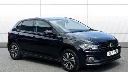 Used VW Polo Match 80 HP (58 kW) 2021 Black Hatchback