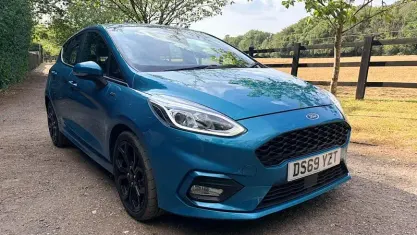 Used Ford Fiesta ST-Line 125 HP (91 kW) 2019 Blue Hatchback