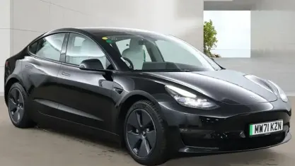 Used Tesla Model 3 Long Range AWD 366 kW (498 HP) 2021 Black Sedan