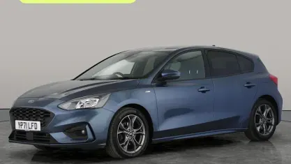 Usado Ford Focus ST-Line 125 HP (91 kW) 2021 Azul Citadino