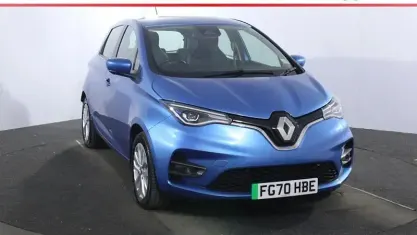 Used Renault Zoe Iconic 80 kW (109 HP) 2020 Blue Hatchback