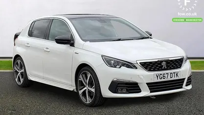 Used Peugeot 308 GT-line 131 HP (96 kW) 2016 White Hatchback