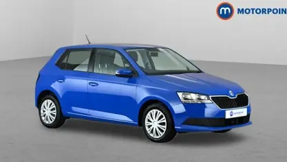 Used Skoda Fabia 60 HP (44 kW) 2020 Blue Hatchback