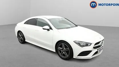 Used Mercedes CLA180 AMG line 136 HP (100 kW) 2021 White Sedan