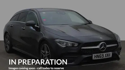 Used Mercedes CLA220 Shooting Brake AMG Line Premium 190 HP (139 kW) 2019 Black Estate