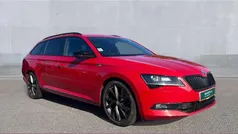 Velvet red metallic Used 2018 Skoda Superb SportlinePlus Estate | £20,990 (Fair price)