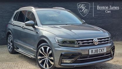 Used VW Tiguan R-line 150 HP (110 kW) 2018 Grey SUV