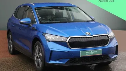 Used Skoda Enyaq iV SportLine 150 kW (204 HP) 2023 Race blue metallic SUV