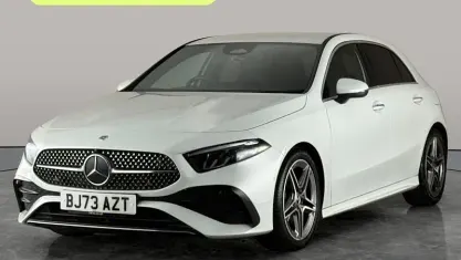 Used Mercedes A180 AMG line 136 HP (100 kW) 2024 White Hatchback