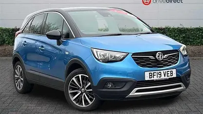 Used Vauxhall Crossland X Elite 110 HP (80 kW) 2019 Blue SUV