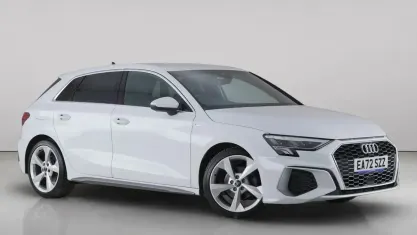 Used Audi A3 Sportback S-Line 110 HP (80 kW) 2023 White Hatchback