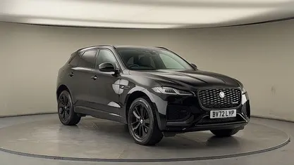 Santorini black Used 2022 Jaguar F-Pace R-Dynamic SUV | £31,000 (Fair price)