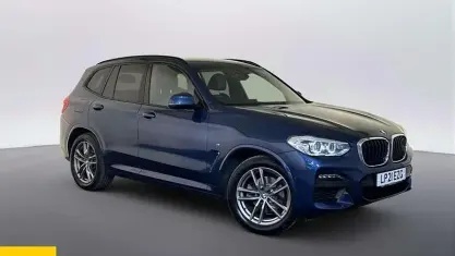 Used BMW X3 M Sport 190 HP (139 kW) 2021 Blue SUV