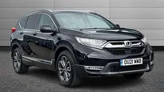Crystal black Used 2021 Honda CR-V Hybrid SUV | £22,495 (Fair price)
