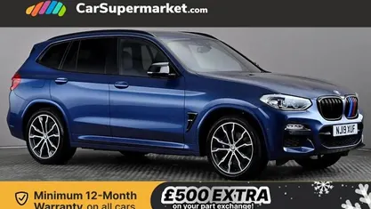 Blue Used 2019 BMW X3 M Sport SUV | £22,897 (Fair price)
